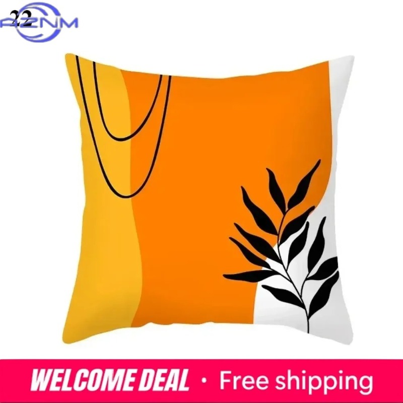 Boho Orange Abstract Cushion C - Century Textile & Sewing Supply Reviews recension och pris