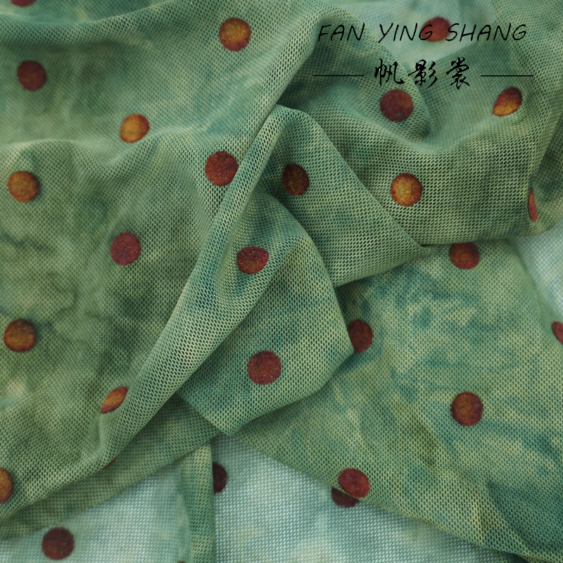 The Green Polka Dot Mesh Tie-D - Sewing Tie Dye recension och pris