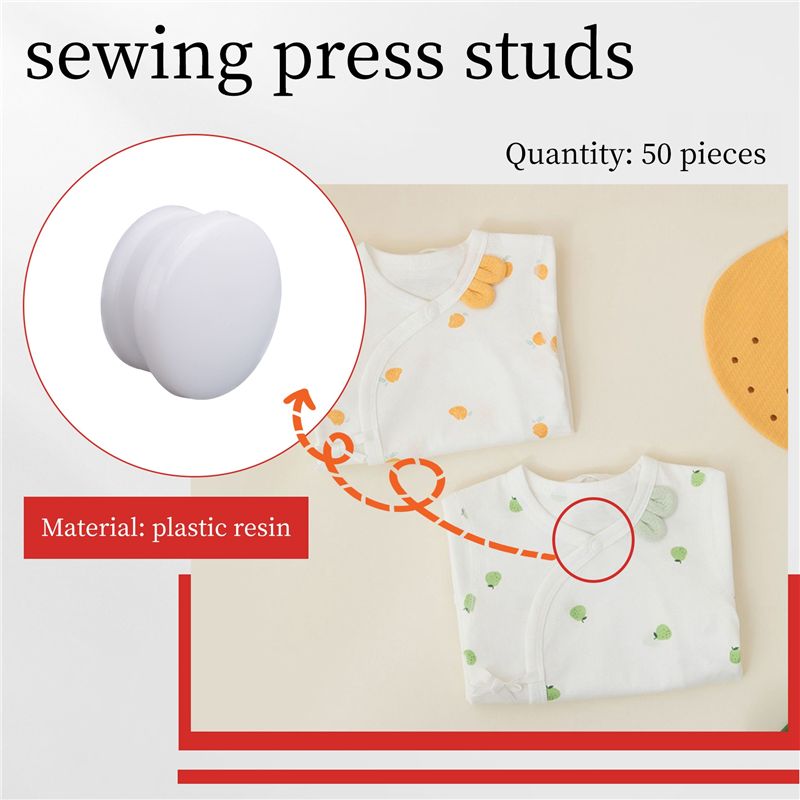ABSS-50 Pcs T3 KAM SNAPS Press - Button Hole Cutter recension och pris