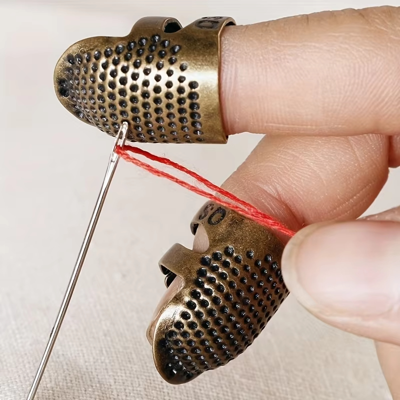 Handmade Non‑slip Embroidery A - Sewing Thimble Metal recension och pris
