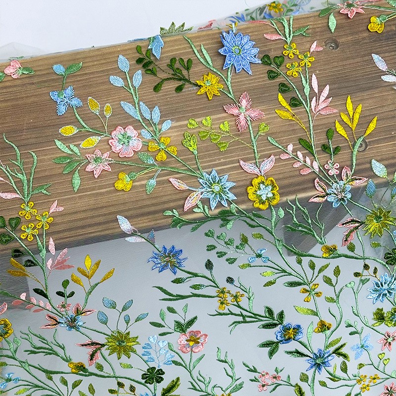 90x130cm Floral Vine Embroider - Textile And Sewing Supply recension och pris