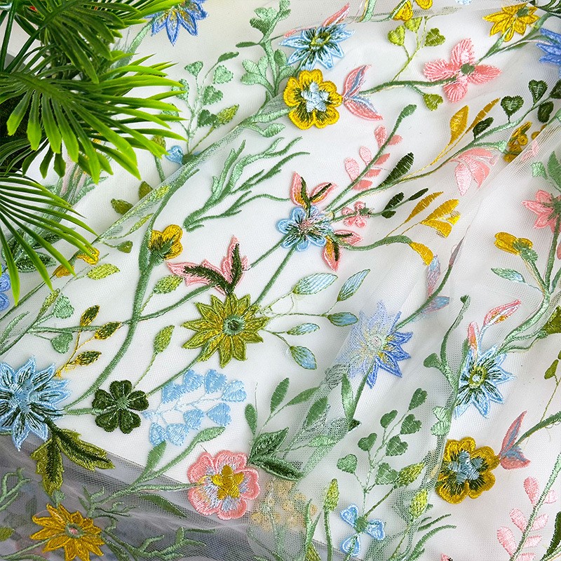 90x130cm Floral Vine Embroider - Textile And Sewing Supply recension och pris