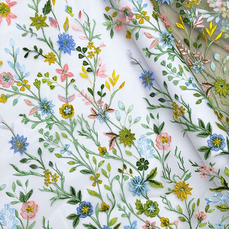 90x130cm Floral Vine Embroider - Textile And Sewing Supply recension och pris