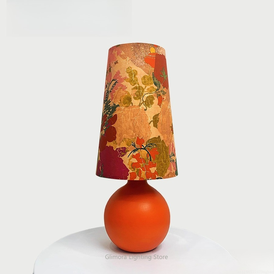Orange Sphere Table Lamp: UK L - Century Textile & Sewing Supply Reviews recension och pris