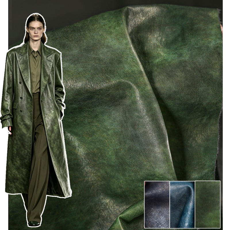 Green Vintage Tie-dye Faux Lea - Sewing Tie Dye recension och pris