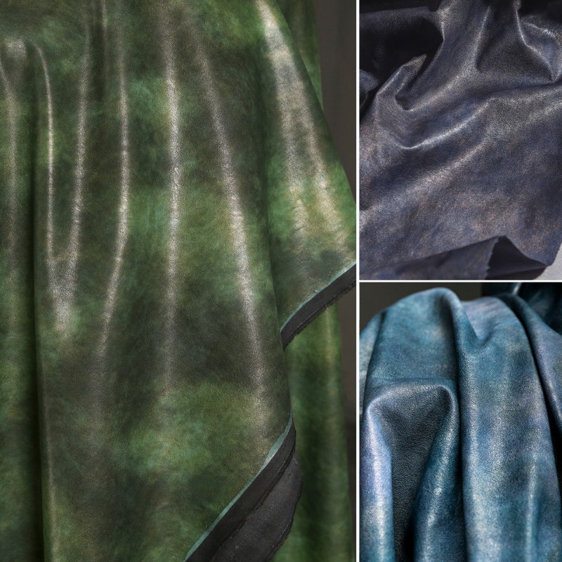 Green Vintage Tie-dye Faux Lea - Sewing Tie Dye recension och pris