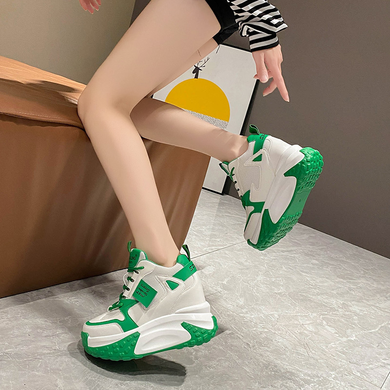 9.5CM Women High Platform Snea - Sewing Net recension och pris