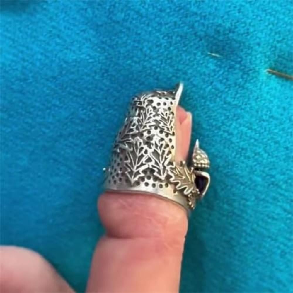 Metal Open Nail Acorn Thimble  - Sewing Thimble Metal recension och pris