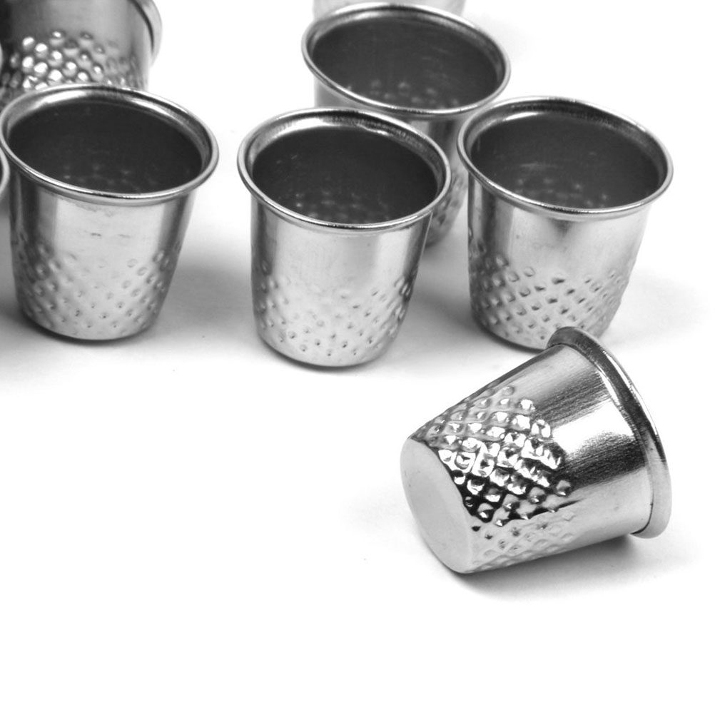 10Pcs Silver Sewing Thimble Ha - Sewing Thimble Metal recension och pris